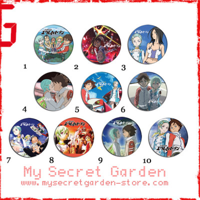 Eureka Seven ( Psalms Of Planets ) 交響詩篇エウレカセブン Anime Pinback Button Badge Set ( or Hair Ties / 4.4 cm Badge / Magnet / Keychain Set )